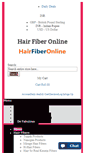 Mobile Screenshot of hairfiberonline.com