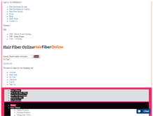 Tablet Screenshot of hairfiberonline.com